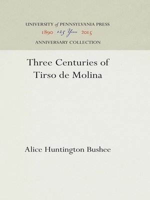 cover image of Three Centuries of Tirso de Molina